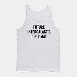 Future Intergalactic Diplomat (White) Tank Top